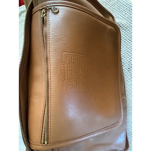 Coach 100% Leather Vintage Taupe Briefcase NO STRAPS - Picture 9 of 10